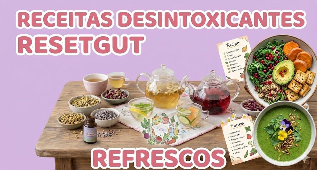 Receitas terapêuticas e detoxificantes