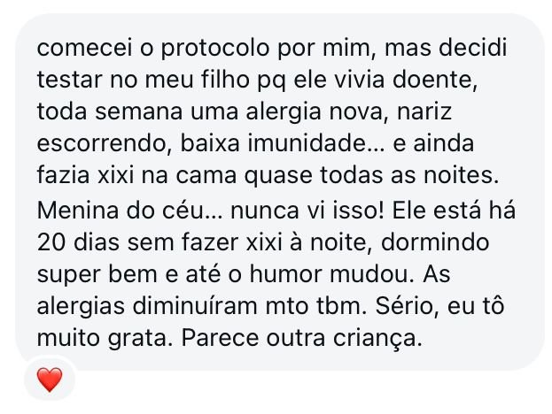 Depoimento sobre filho, dentes e xixi